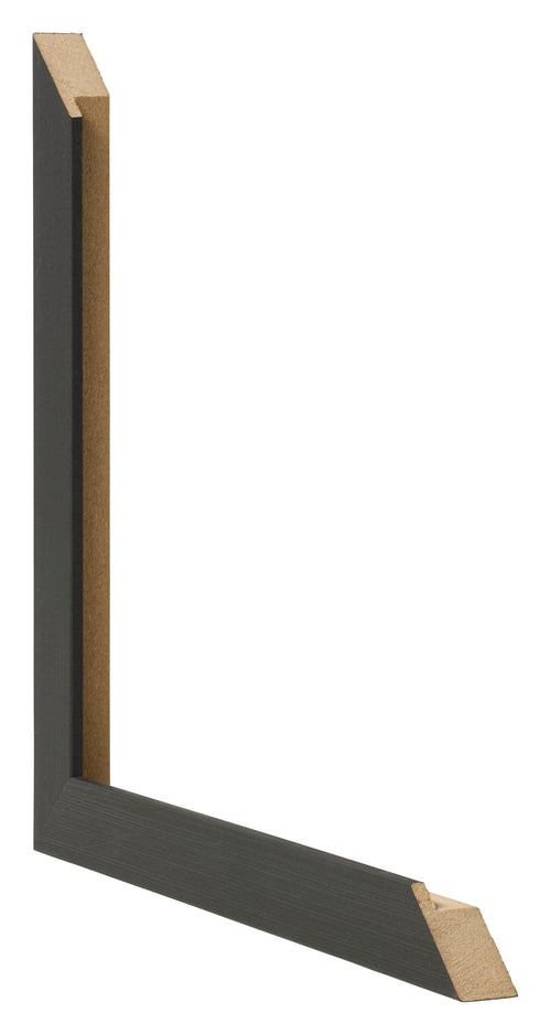 Photo Frame 30x50cm Black Woodgrain MDF Bologna Detail Intersection | Yourdecoration.co.uk