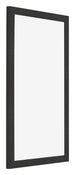 Photo Frame 30x50cm Black Woodgrain MDF Bologna Front Oblique | Yourdecoration.co.uk