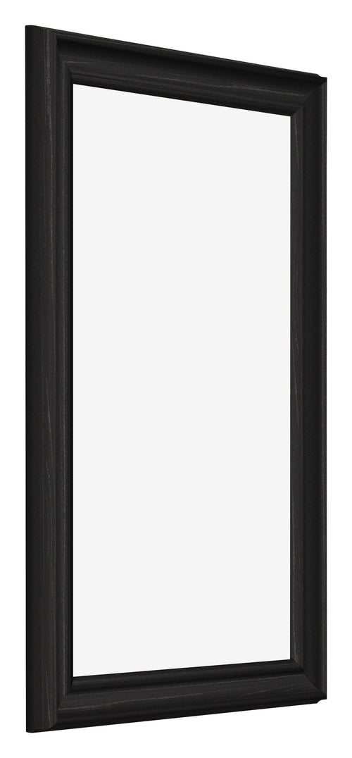Photo Frame 30x50cm Black Woodgrain MDF Lazio Front Oblique | Yourdecoration.co.uk