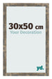 Photo Frame 30x50cm Blue Gold Melange MDF Bologna Front Size | Yourdecoration.co.uk
