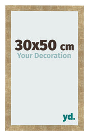 Photo Frame 30x50cm Gold Antique MDF Bologna Front Size | Yourdecoration.co.uk