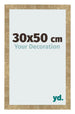 Photo Frame 30x50cm Gold Antique MDF Bologna Front Size | Yourdecoration.co.uk