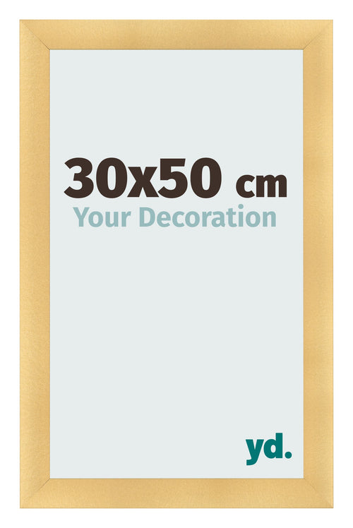 Photo Frame 30x50cm Gold Vintage MDF Pisa Front Size | Yourdecoration.co.uk