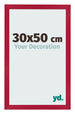 Photo Frame 30x50cm Red MDF Bologna Front Size | Yourdecoration.co.uk