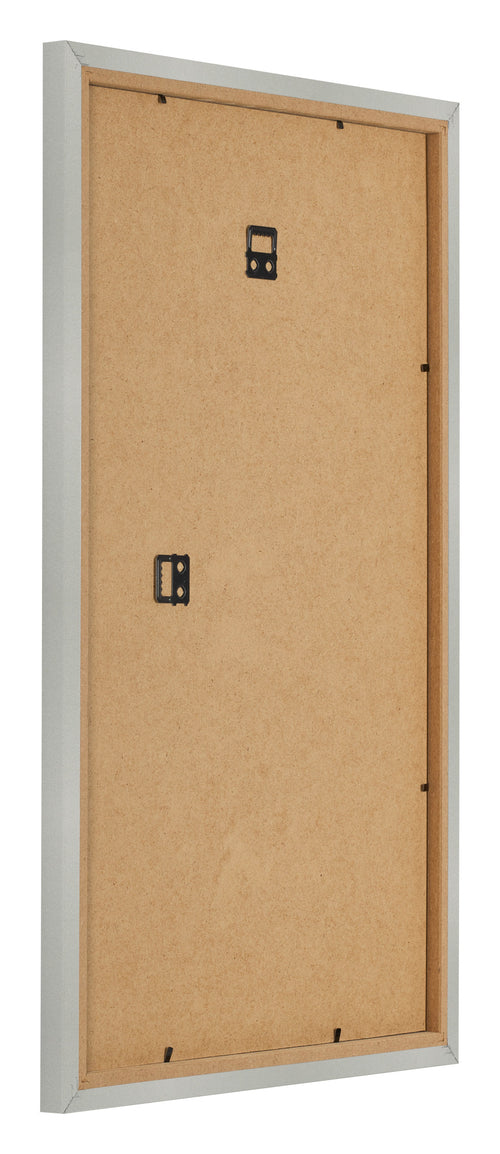 Photo Frame 30x50cm Silver Matte MDF Bologna Back Oblique | Yourdecoration.co.uk