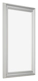 Photo Frame 30x50cm Silver Matte MDF Lazio Front Oblique | Yourdecoration.co.uk