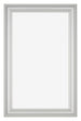 Photo Frame 30x50cm Silver Matte MDF Lazio Front | Yourdecoration.co.uk