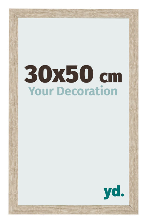 Photo Frame 30x50cm Sonoma Oak MDF Bologna Front Size | Yourdecoration.co.uk