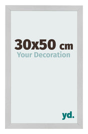 Photo Frame 30x50cm Stainless Steel MDF Bologna Front Size | Yourdecoration.co.uk