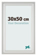 Photo Frame 30x50cm White Swept MDF Lazio Front Size | Yourdecoration.co.uk