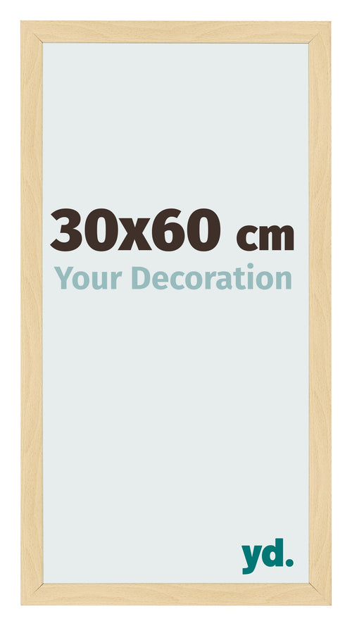 Photo Frame 30x60cm Beech Design MDF Bologna Front Size | Yourdecoration.co.uk