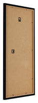 Photo Frame 30x60cm Black High Gloss MDF Bologna Back Oblique | Yourdecoration.co.uk