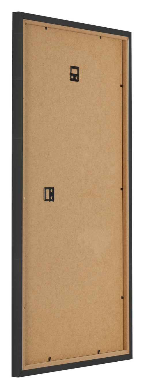 Photo Frame 30x60cm Black Woodgrain MDF Bologna Back Oblique | Yourdecoration.co.uk