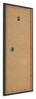 Photo Frame 30x60cm Black Woodgrain MDF Bologna Back Oblique | Yourdecoration.co.uk