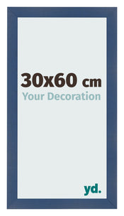 Photo Frame 30x60cm Dark Blue Swept MDF Pisa Front Size | Yourdecoration.co.uk