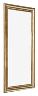 Photo Frame 30x60cm Gold Antique MDF Lazio Front Oblique | Yourdecoration.co.uk
