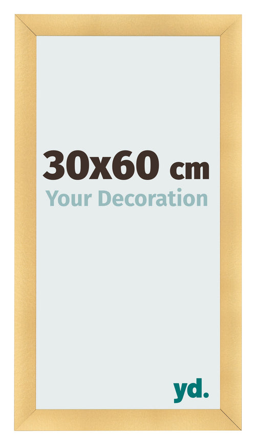 Photo Frame 30x60cm Gold Vintage MDF Pisa Front Size | Yourdecoration.co.uk