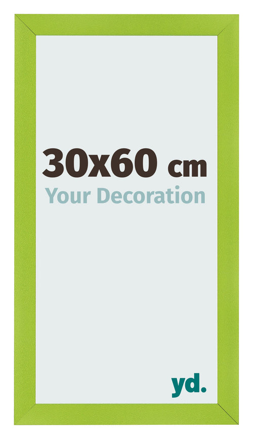 Photo Frame 30x60cm Green MDF Pisa Front Size | Yourdecoration.co.uk