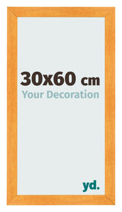 Photo Frame 30x60cm Orange MDF Pisa Front Size | Yourdecoration.co.uk