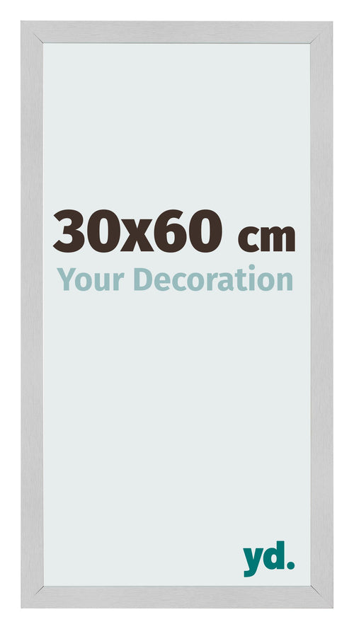 Photo Frame 30x60cm Stainless Steel MDF Bologna Front Size | Yourdecoration.co.uk