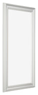 Photo Frame 30x60cm White Swept MDF Lazio Front Oblique | Yourdecoration.co.uk