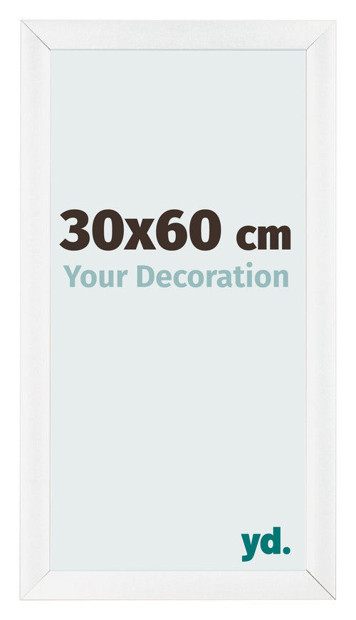 Photo Frame 30x60cm White Vintage MDF Pisa Front Size | Yourdecoration.co.uk