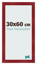 Photo Frame 30x60cm Wine Red Swept MDF Pisa Front Size | Yourdecoration.co.uk