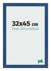Photo Frame 32x45 cm Dark Blue MDF Bologna Front Size | Yourdecoration.co.uk