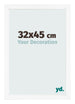 Photo Frame 32x45 cm White Matte MDF Bologna Front Size | Yourdecoration.co.uk