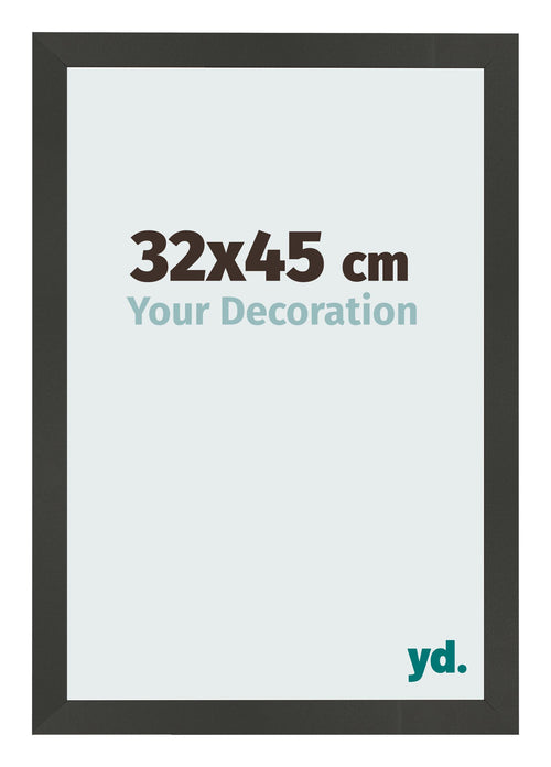 Photo Frame 32x45cm Anthracite MDF Bologna Front Size | Yourdecoration.co.uk