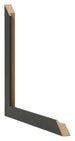 Photo Frame 32x45cm Black Woodgrain MDF Bologna Detail Intersection | Yourdecoration.co.uk