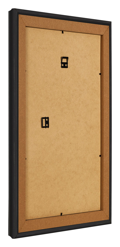Photo Frame 32x45cm Black Woodgrain MDF Lazio Back Oblique | Yourdecoration.co.uk