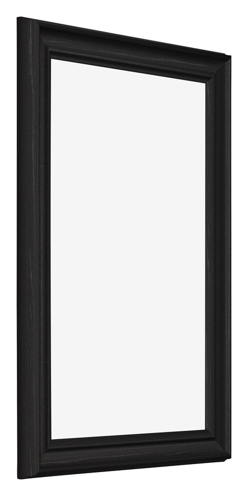 Photo Frame 32x45cm Black Woodgrain MDF Lazio Front Oblique | Yourdecoration.co.uk