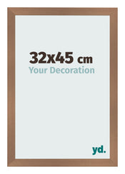 Photo Frame 32x45cm Copper Design MDF Bologna Front Size | Yourdecoration.co.uk