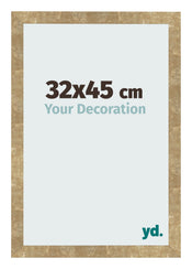 Photo Frame 32x45cm Gold Antique MDF Bologna Front Size | Yourdecoration.co.uk