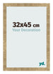 Photo Frame 32x45cm Gold Antique MDF Bologna Front Size | Yourdecoration.co.uk
