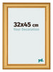 Photo Frame 32x45cm Gold Matte MDF Lazio Front Size | Yourdecoration.co.uk