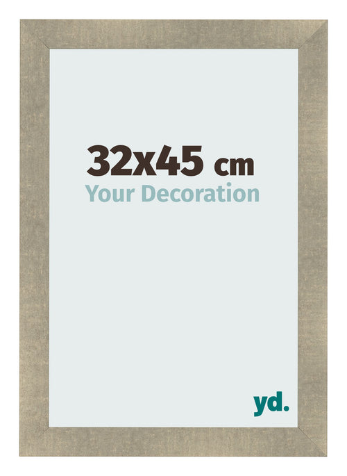Photo Frame 32x45cm Gold Vintage MDF Pisa Front Size | Yourdecoration.co.uk