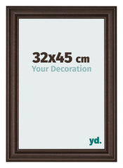 Photo Frame 32x45cm Oak Dark MDF Lazio Front Size | Yourdecoration.co.uk