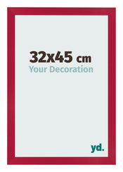 Photo Frame 32x45cm Red MDF Bologna Front Size | Yourdecoration.co.uk