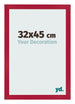 Photo Frame 32x45cm Red MDF Bologna Front Size | Yourdecoration.co.uk