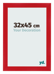 Photo Frame 32x45cm Red MDF Pisa Front Size | Yourdecoration.co.uk
