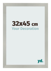 Photo Frame 32x45cm Silver Matte MDF Bologna Front Size | Yourdecoration.co.uk