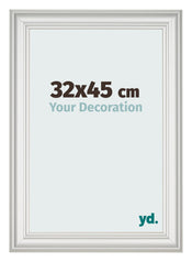 Photo Frame 32x45cm White Swept MDF Lazio Front Size | Yourdecoration.co.uk