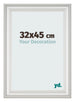 Photo Frame 32x45cm White Swept MDF Lazio Front Size | Yourdecoration.co.uk