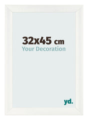 Photo Frame 32x45cm White Vintage MDF Pisa Front Size | Yourdecoration.co.uk