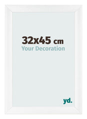 Photo Frame 32x45cm White Vintage MDF Pisa Front Size | Yourdecoration.co.uk