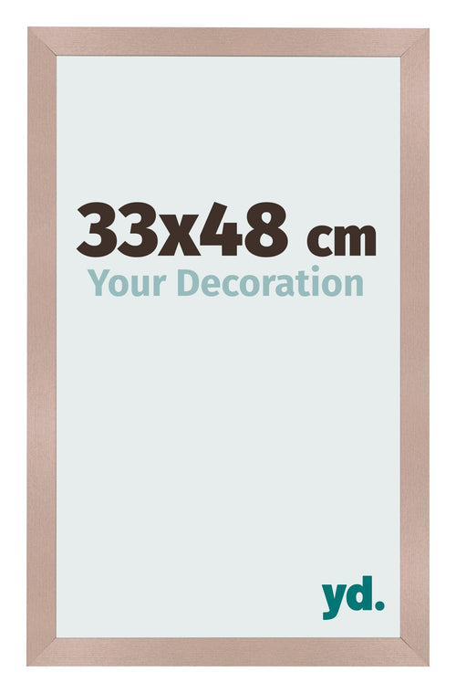 Photo Frame 33x48 cm Dusty Pink MDF Bologna Front Size | Yourdecoration.co.uk