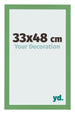 Photo Frame 33x48 cm Green MDF Bologna Front Size | Yourdecoration.co.uk