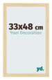 Photo Frame 33x48cm Beech Design MDF Bologna Front Size | Yourdecoration.co.uk